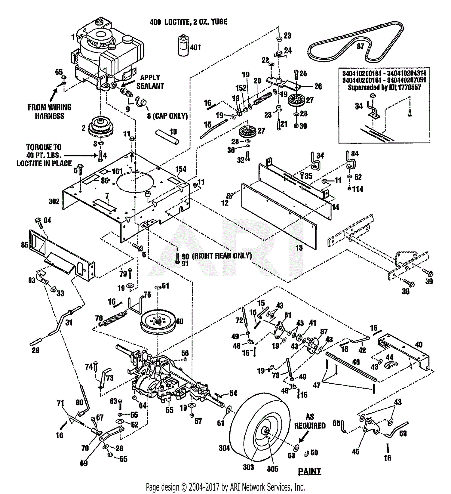 Troy Bilt Parts Diagram