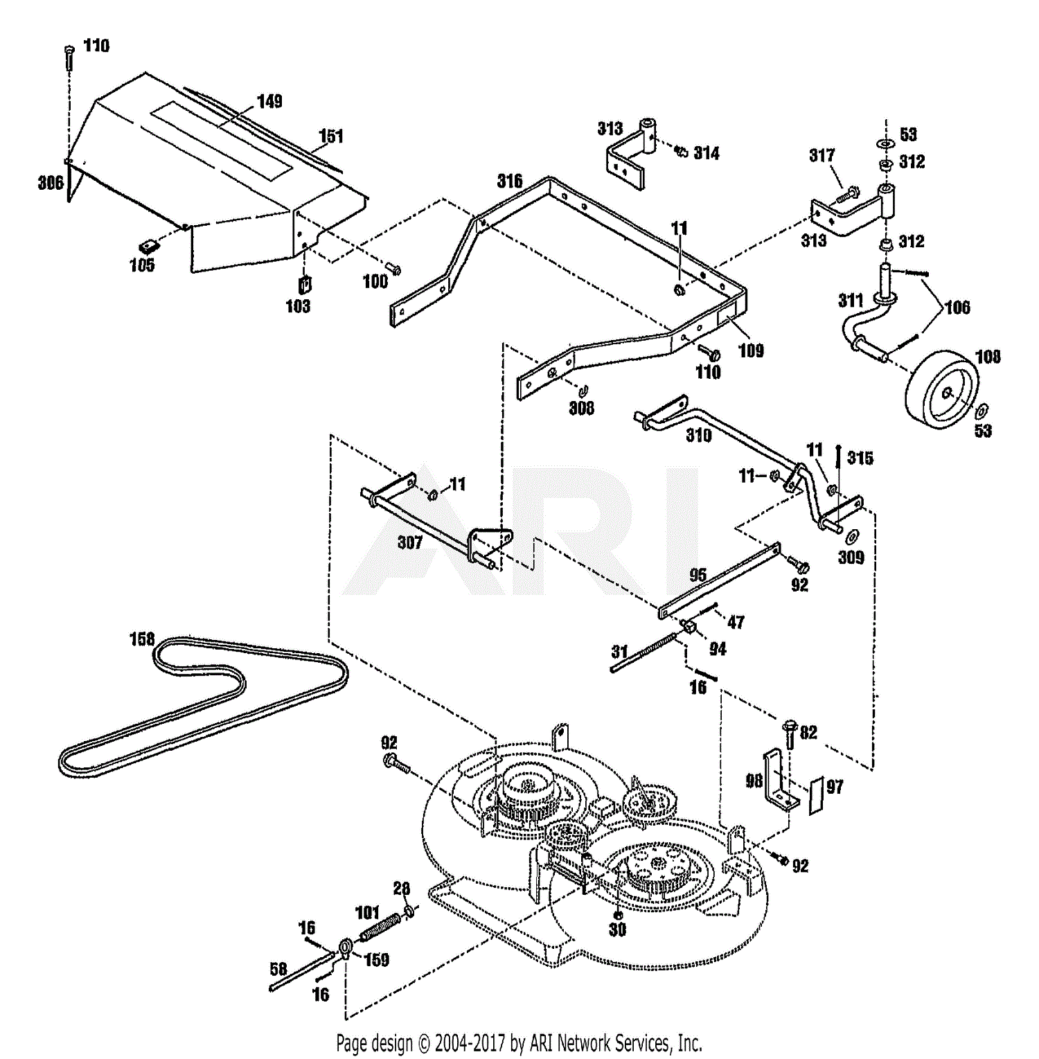 Troy Bilt 34044 8.5HP (STD.) 33