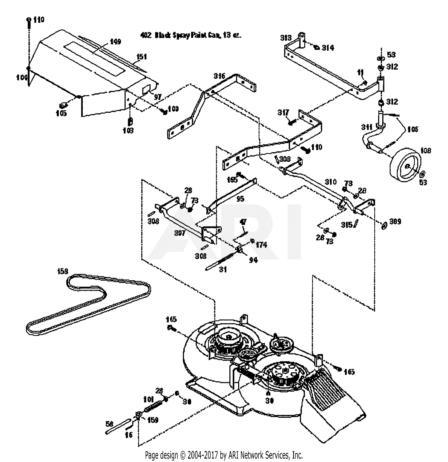 Troy Bilt 34342 8.5HP (ELEC.) 33