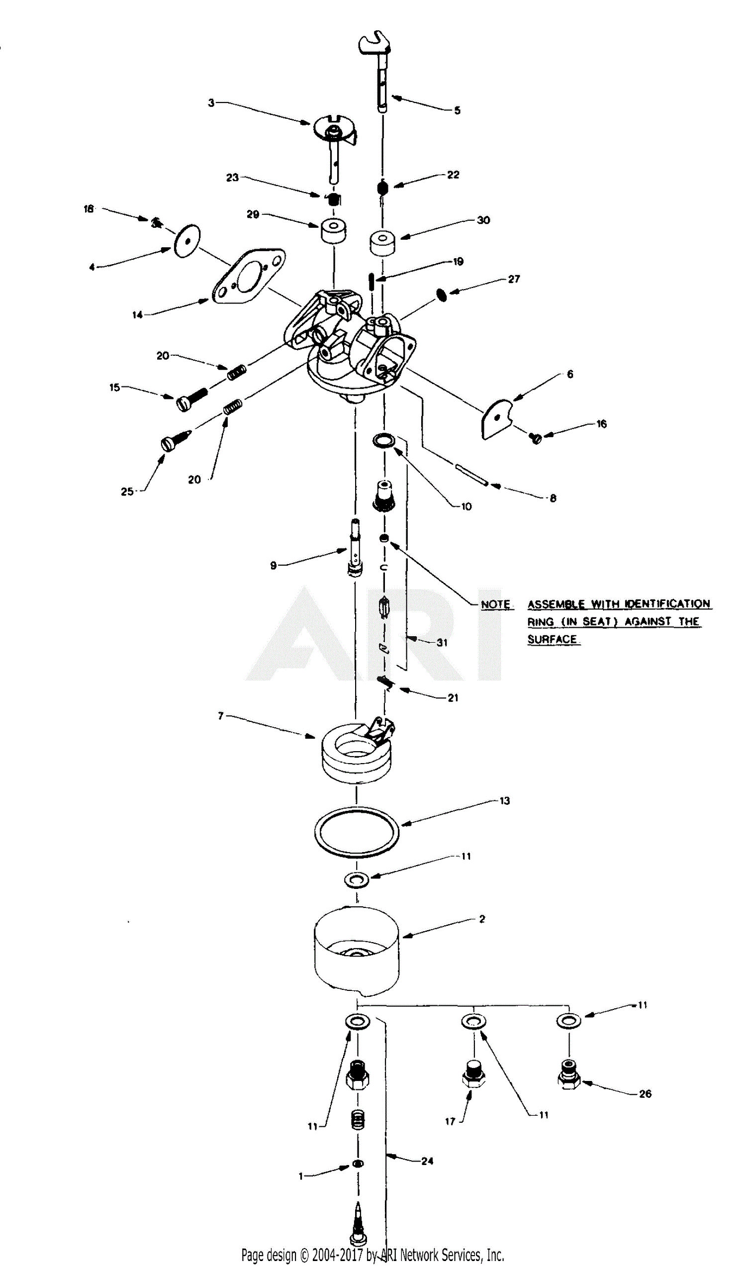 Walbro Carburetor LMB-234-1 Parts Diagram for LMB-234-1 PARTS LIST