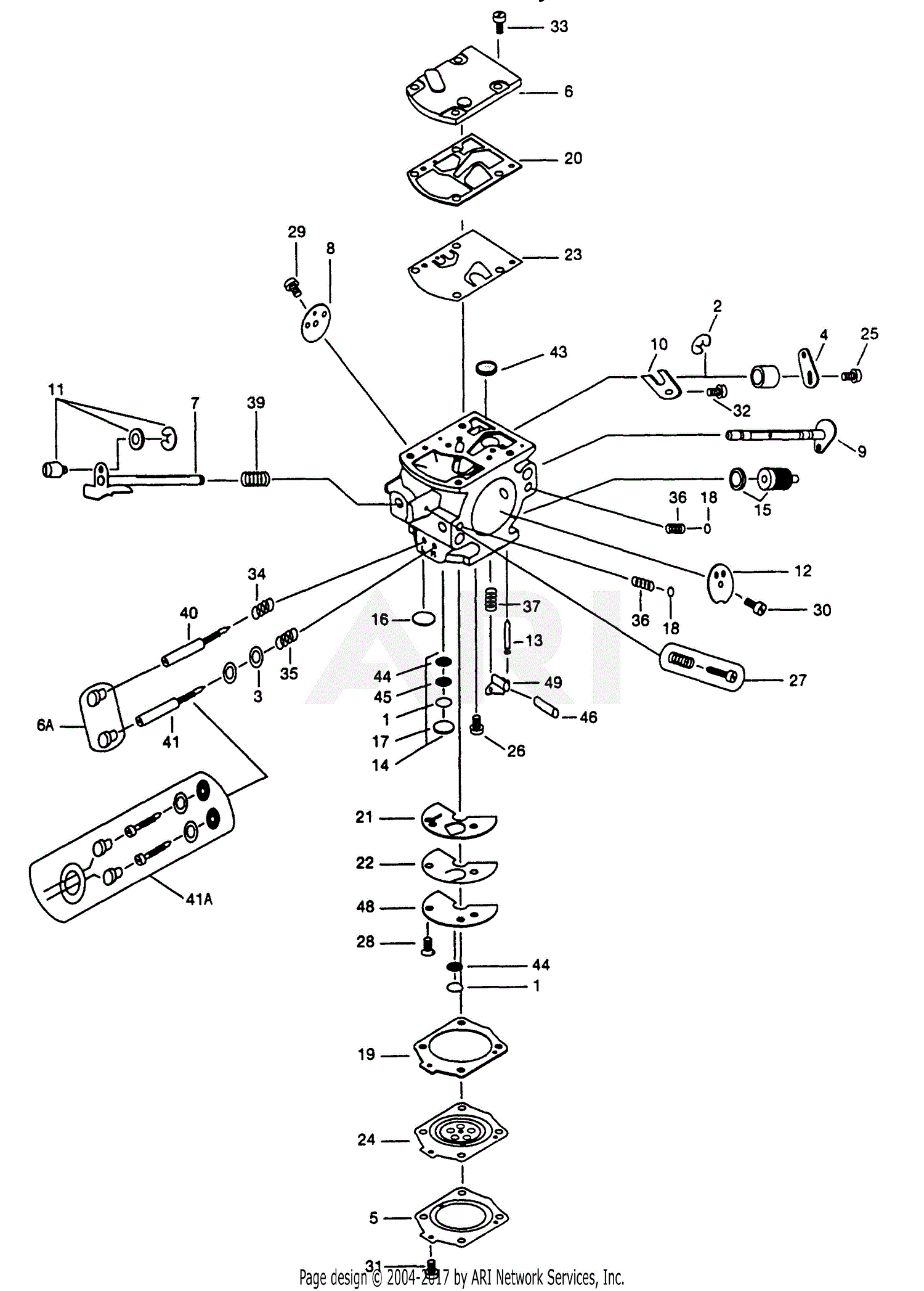 walbro 5 4993 parts diagram