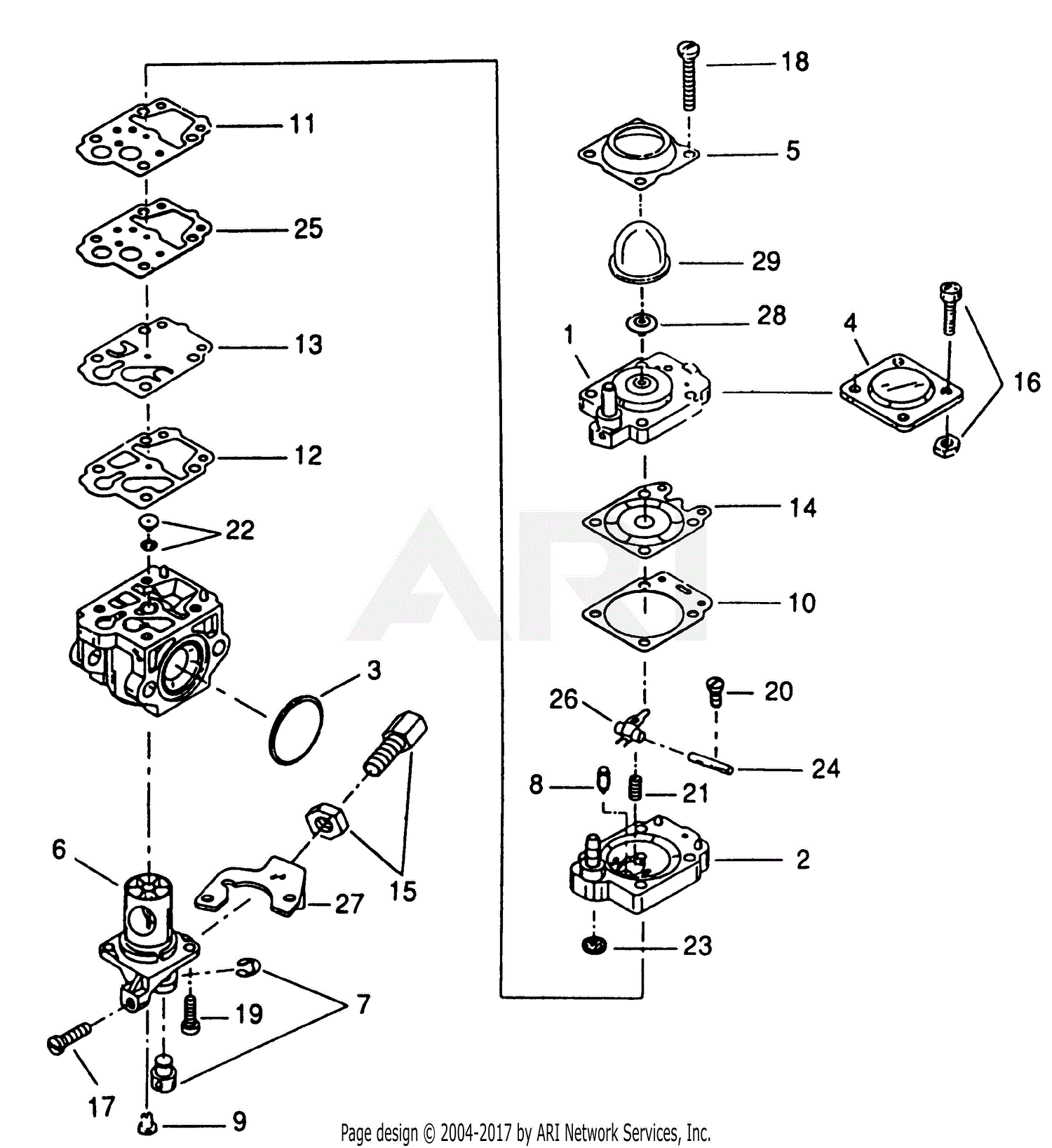 Walbro Carburetor Diagrams