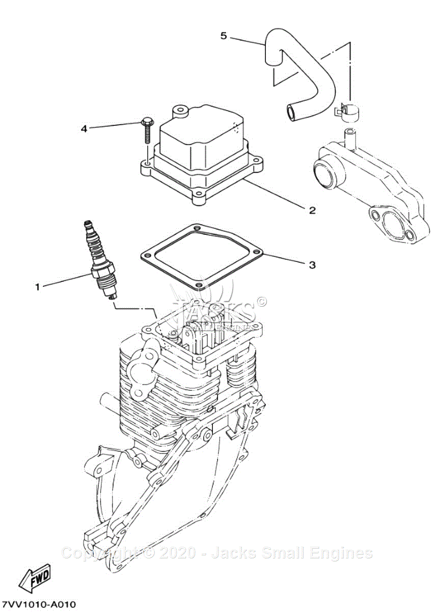 Yamaha EF1000IS Parts Diagram for CYLINDER