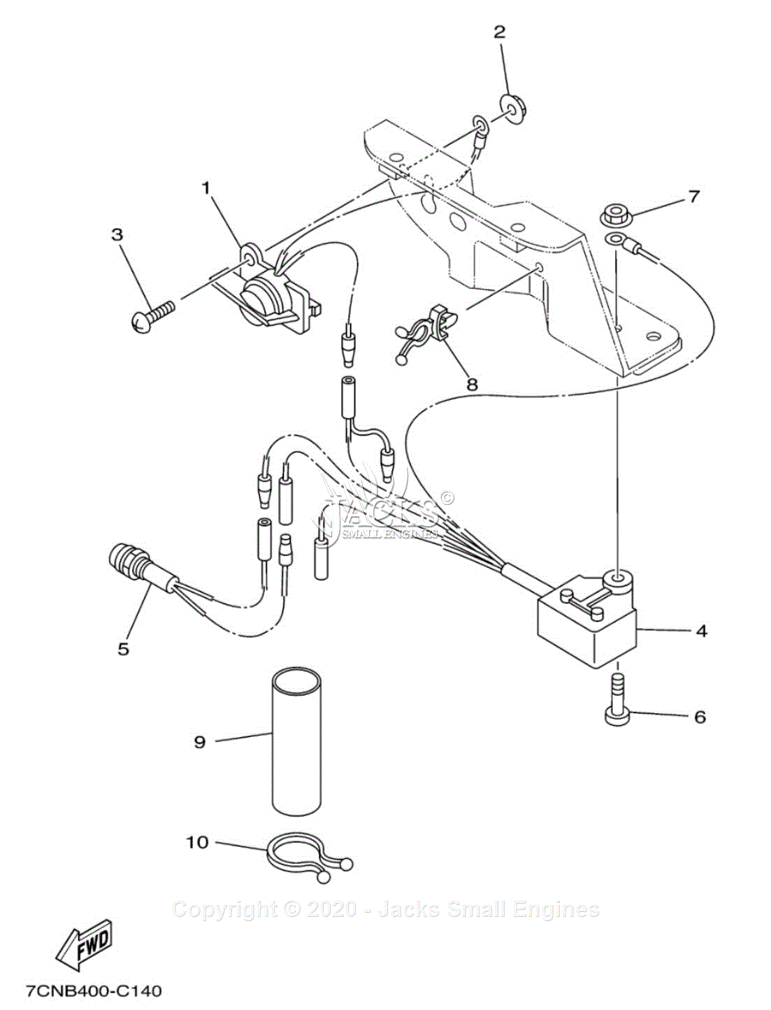 Yamaha YP30GJ Parts Diagram for ELECTRICAL