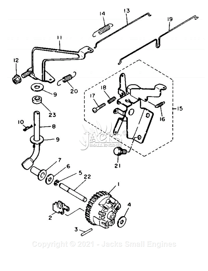 Yamaha Yt3600p Parts Diagram For Governor