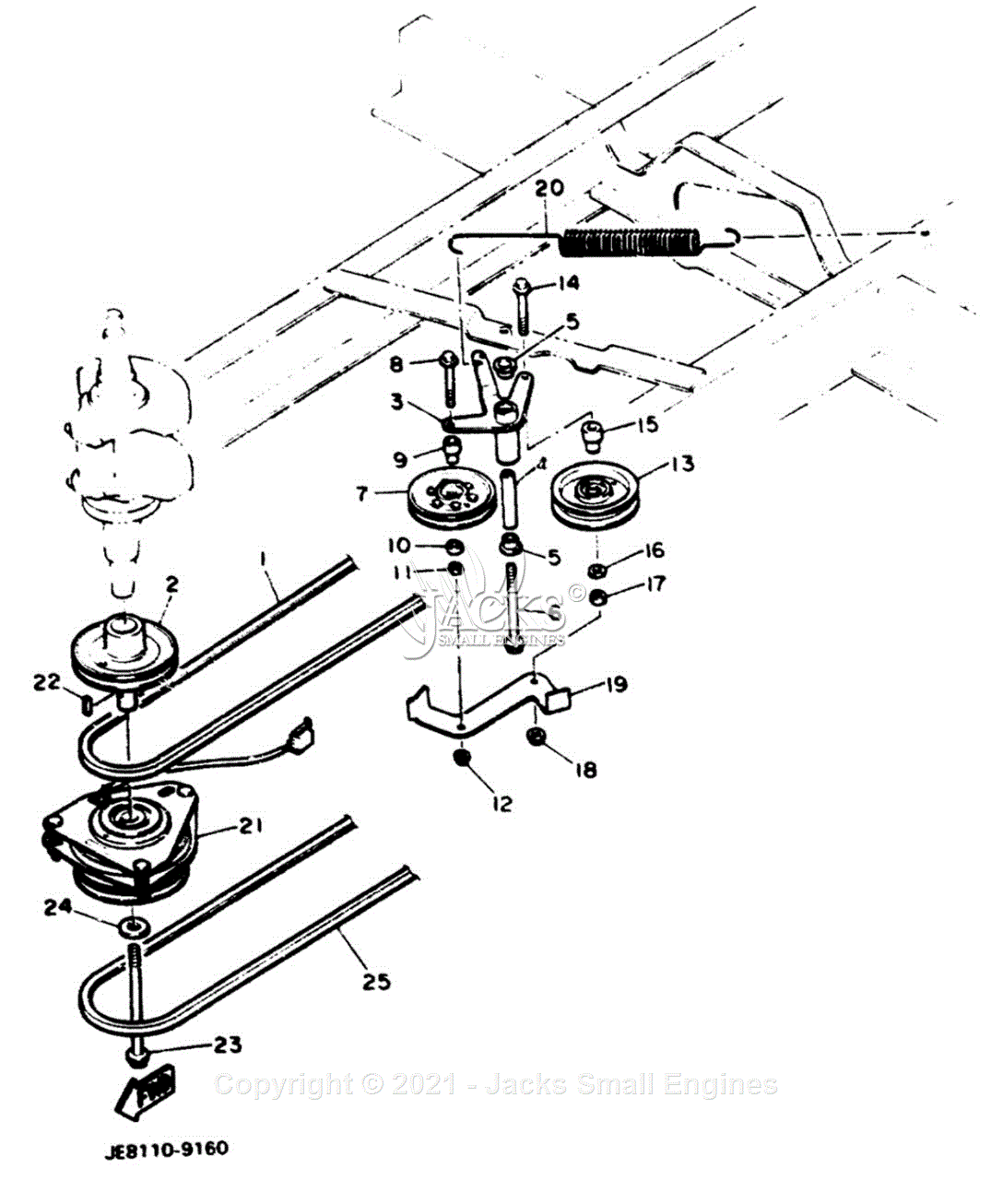 Yamaha YT6800N Parts Diagram for DRIVE