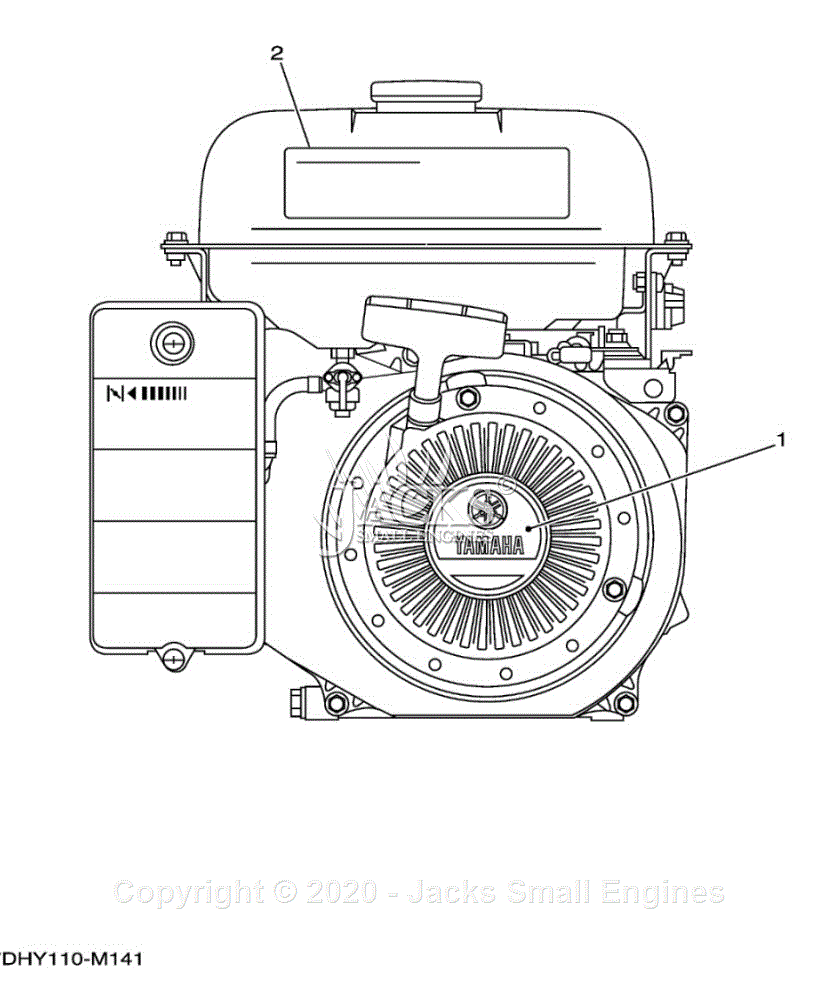 Yamaha PW3028A Parts Diagram for EMBLEM LABEL