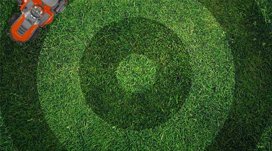 Circular Lawn Pattern