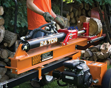 Brave 24 deals ton log splitter