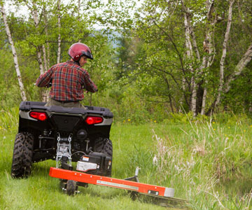 DR Power 7.25 All-Terrain Tow Behind Trimmer