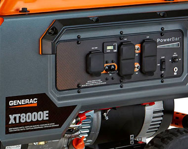 Generac XT8000E Portable 8000 Watt Standard Generator