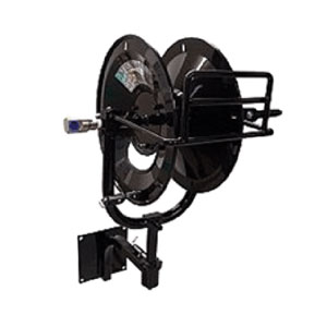 Barens 5728 1/2 FPT X 1/2 FPT 200' Swivel Hose Reel with Wall