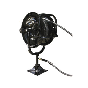 Barens 5729 1/2 FPT X 1/2 FPT 200' Swivel Hose Reel with Flat Surface  Mount - Jacks Small Engines
