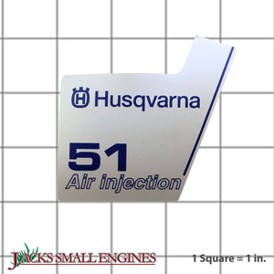 New Original Husqvarna OEM 51 sticker decal 503619704 