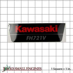 OEM DECAL BRAND STICKER FOR FH721V 25HP KAWASAKI ENGINES 12C37 NEW & SHINY