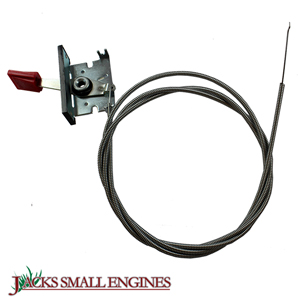 Small engine store throttle cable