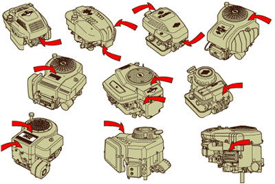 OEM Briggs & Stratton Fuel Tank 21 cu. in. Vertical Shaft OHV Engines