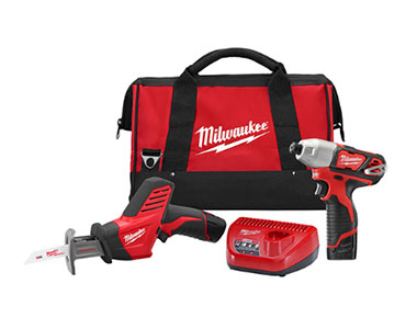 Milwaukee 2491-22 M12™ Cordless LITHIUM-ION 2-Tool Combo Kit