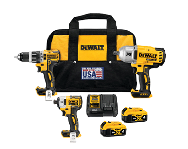 DeWalt DCK351M2 20V MAX CORDLESS COMBI KIT 3 TOOL WITH 2 20 VOLT 4AH BATTERIES CHARGER