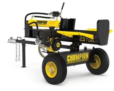 Champion 25 ton log shop splitter