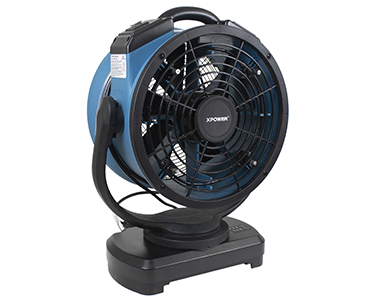 XPower FM-88W 115 Watts 1700 CFM 3-Speed Sealed Motor Misting Fan & Air ...