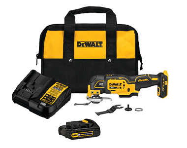 DeWalt DCS356C1 20V MAX 3 Speed Cordless Oscilatting Multi Tool Kit