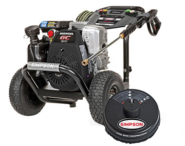 Simpson 3125 deals megashot pressure washer